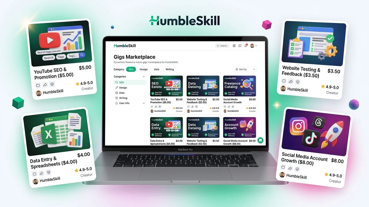 Freelance Micro Gigs Marketplace on HumbleSkill