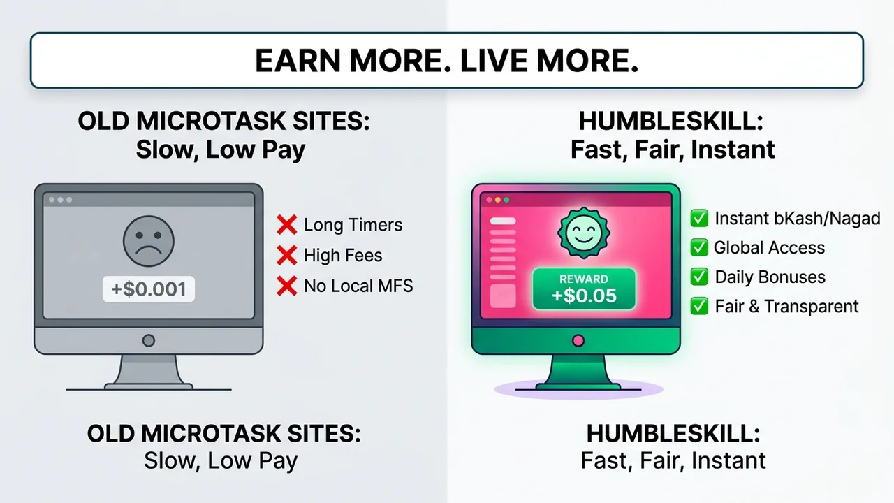 PTC vs Modern Microtasking Comparison Interface